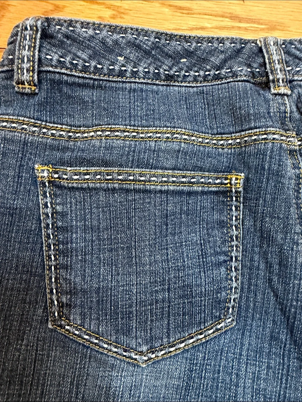 Michael Kors Dark Wash Denim Bermuda Shorts, 6P